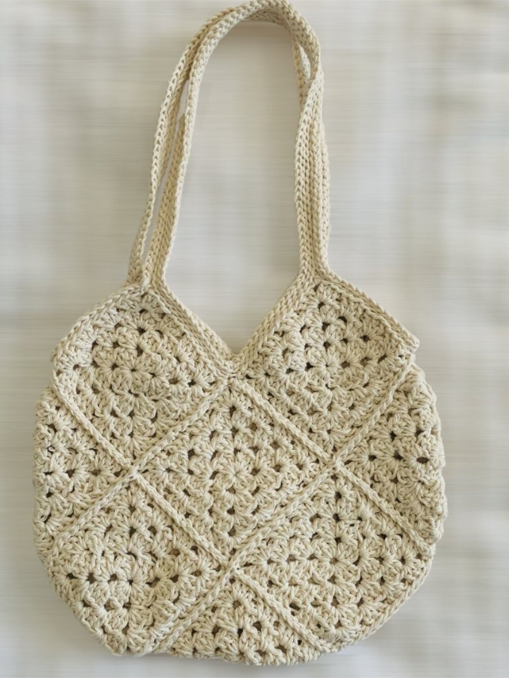 Handmade crochet boho bag